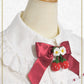 Swinging Strawberry Garden blouse