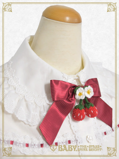 Swinging Strawberry Garden blouse