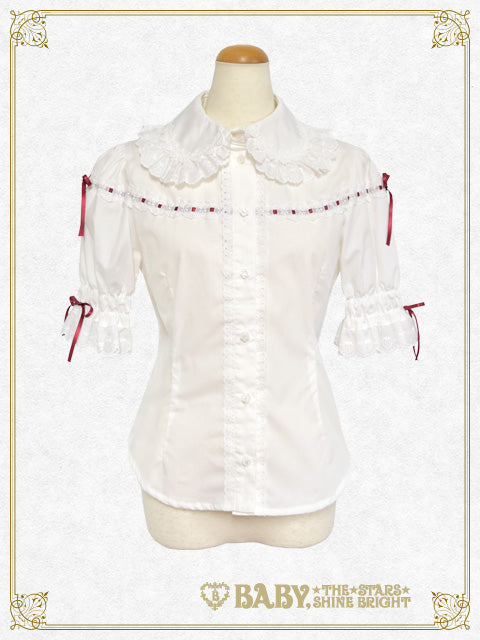 Swinging Strawberry Garden blouse