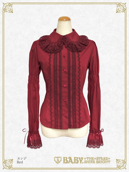 Back pin tuck blouse