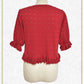 Scalloped half sleeve bolero