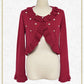 Ribbon and pearl bolero