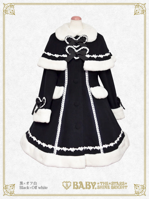 【Build-to-order】Heart Milky Coat