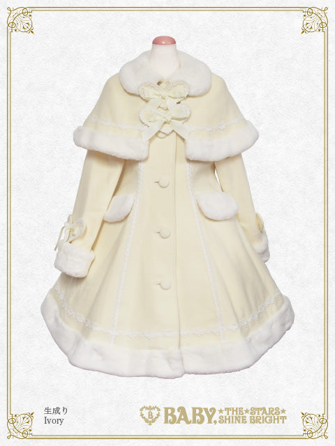 【Build-to-order】Heart Milky Coat