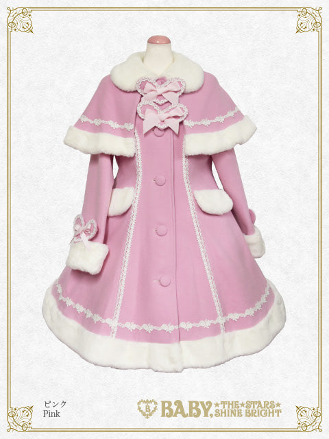 【Build-to-order】Heart Milky Coat