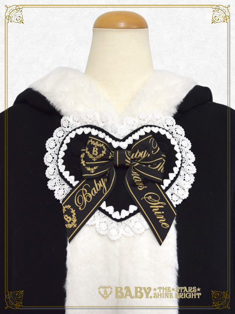 【Build-to-order】Heart Bunny ears fur Cape