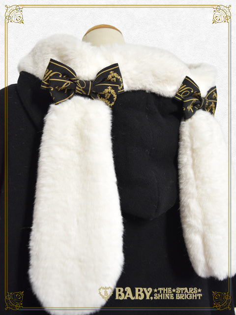 【Build-to-order】Heart Bunny ears fur Cape