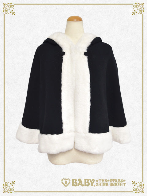 【Build-to-order】Heart Bunny ears fur Cape