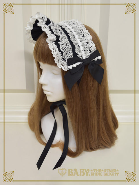 Creamy Ribbon Head Dress