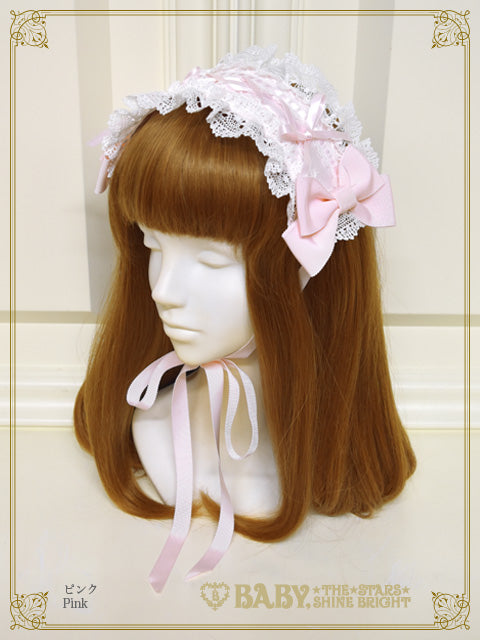 Ladder Lace Spin Doll Headdress (Cotton satin)