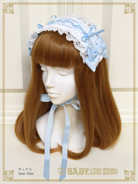 Ladder Lace Spin Doll Headdress (Cotton satin)