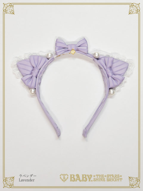 [Pre-order] Little Kitten Luluna Stripe head band