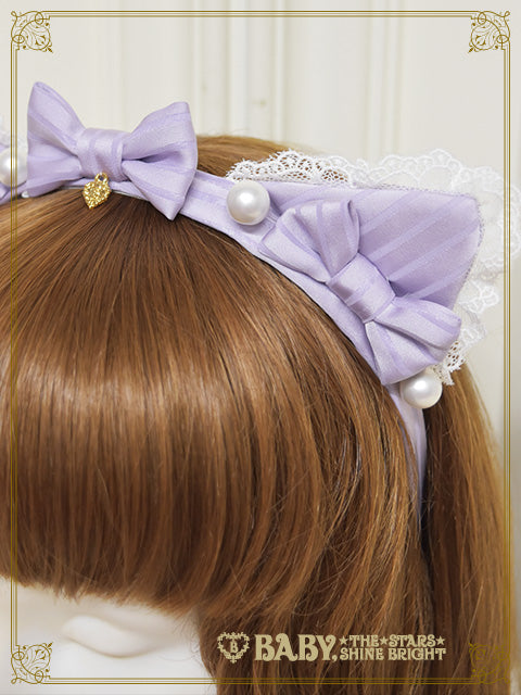 [Pre-order] Little Kitten Luluna Stripe head band