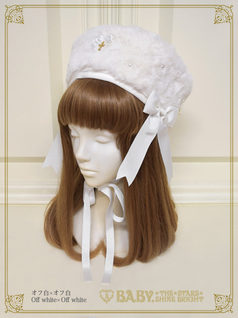 Croix de Noёl Blanche Talk Hat