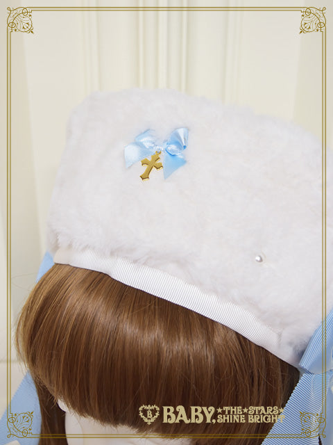 Croix de Noёl Blanche Talk Hat