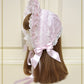 Romantic Rose Half Bonnet (Cotton Satin)