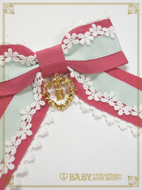 [Pre-order] Pastoral Decoration Palette Grosgrain Ribbon Clip