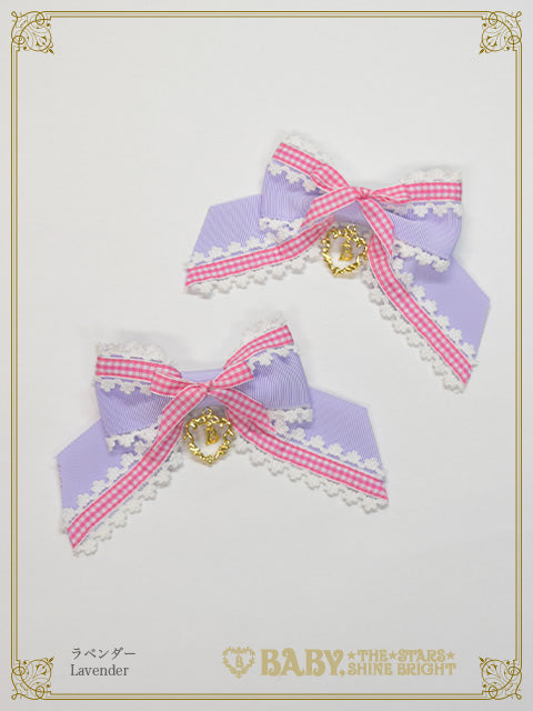 Bouquet de Saison Printanier ribbon clip