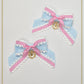 Bouquet de Saison Printanier ribbon clip