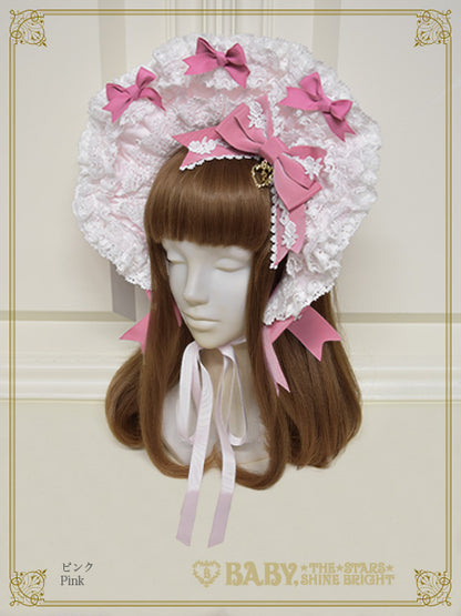 Créme Chantilly Princess bonnet