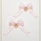 Créme Chantilly Princess ribbon clip