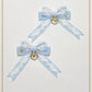 Créme Chantilly Princess ribbon clip