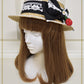 Kumya-chan and swing strawberry boater hat