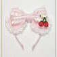 Swinging Strawberry Garden head bow