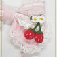 Swinging Strawberry Garden head bow