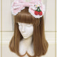 Swinging Strawberry Garden head bow