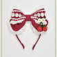 Swinging Strawberry Garden head bow