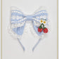 Swinging Strawberry Garden head bow