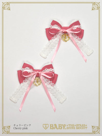 Slow-motion Bouquet Grosgrain ribbon clip