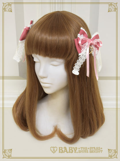 スローモーションブーケグログランリボンクリップ