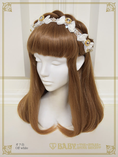 【Build-to-order】 L'Aurore féerique ribbon head dress