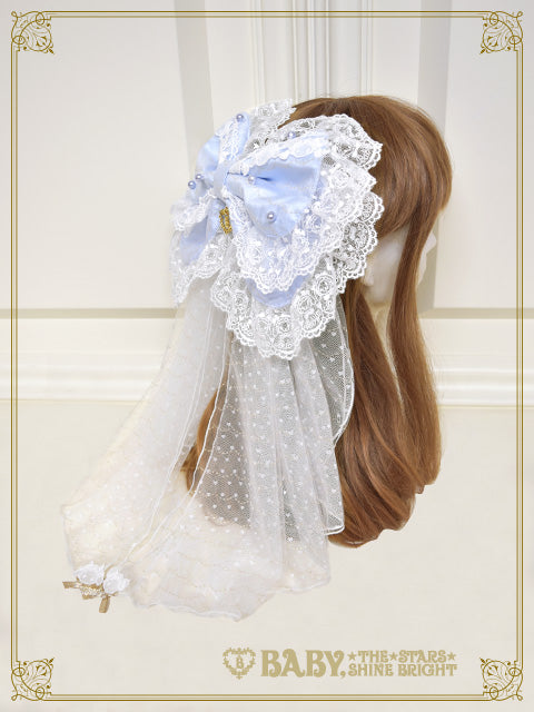 “Build-to-order” Mariée de Kumya♥～Special Gift of Heart ～Ribbon veil barrette