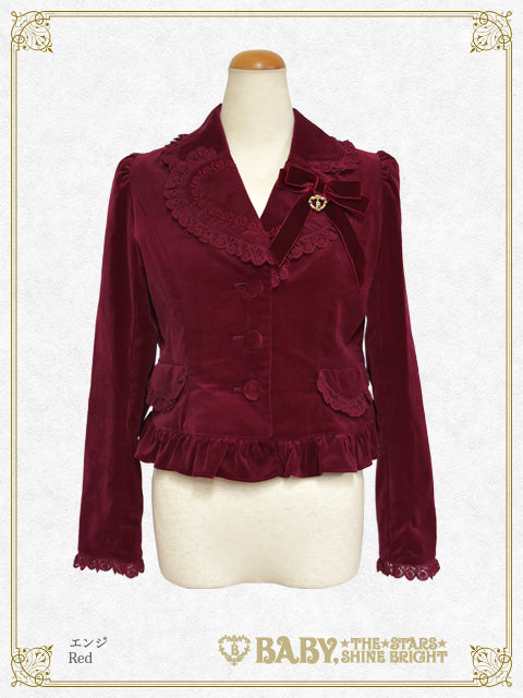 Velveteen Rose Lace Jacket