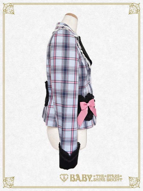 [Pre-order] Sweet Wing Tartan Check Jacket