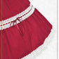 Innocent Ribbon Frill shirring jumper skirt