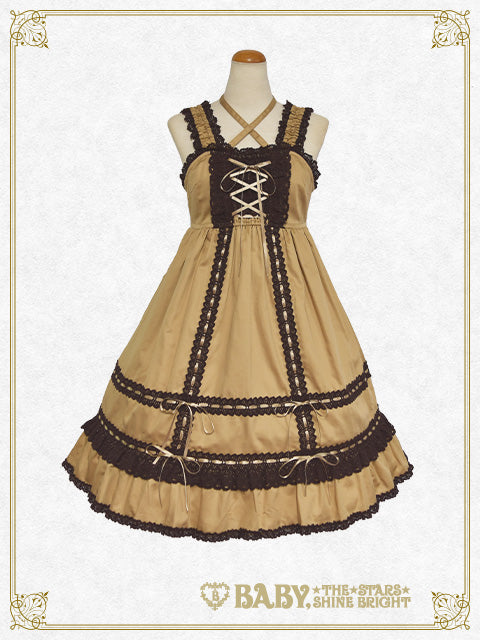 Babydoll jumper skirt & Kumakumya headdress set