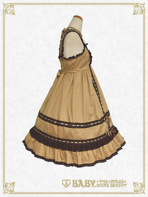 Babydoll jumper skirt & Kumakumya headdress set