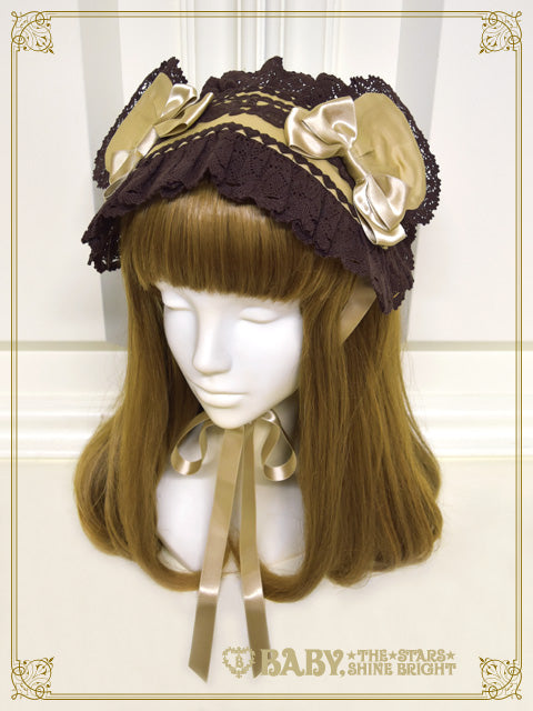 Babydoll jumper skirt & Kumakumya headdress set