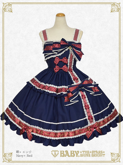 [Pre-order] Gift Ribbon from Nekokumya jumper skirt