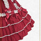 [Pre-order] Ribbon ribbon blooms jumper skirt