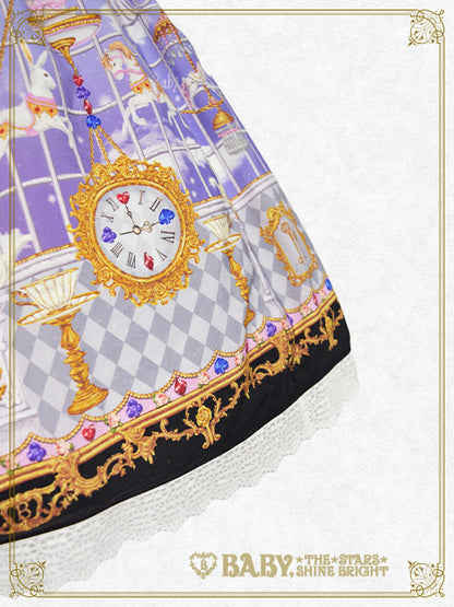 Alice in the Crystal Palace柄Ribbonジャンパースカート