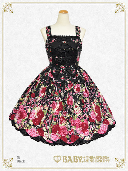 スローモーションブーケ～あの日の私の想い～柄ジャンパースカートⅠ