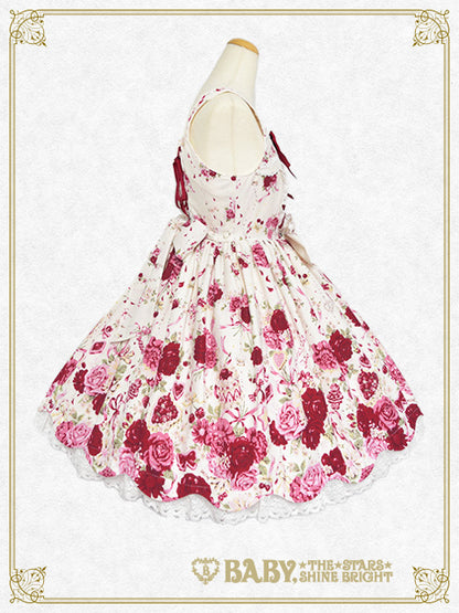 スローモーションブーケ～あの日の私の想い～柄ジャンパースカートⅠ