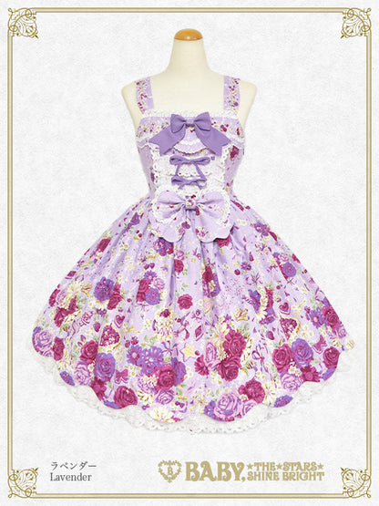 スローモーションブーケ～あの日の私の想い～柄ジャンパースカートⅠ