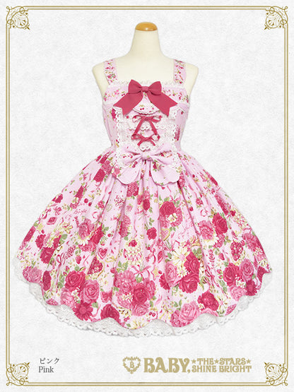 スローモーションブーケ～あの日の私の想い～柄ジャンパースカートⅠ