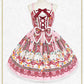 [Pre-order] Pastoral Decoration Palette Apron Jumper Skirt